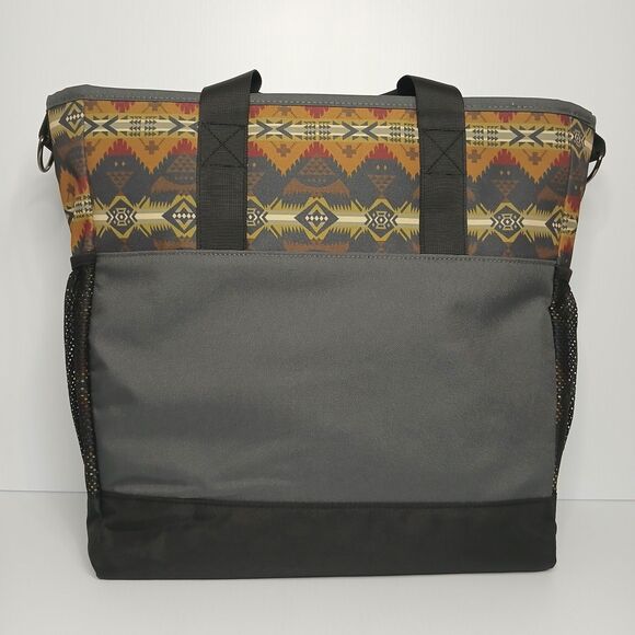 New Pendleton Nehalem Grey Rancho Arroyo Carryall Zip Tote Bag Purse $119 - Picture 4 of 11